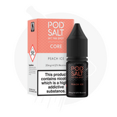 Peach Ice 10ml Nic Salt E-Liquid By Core Pod Salt